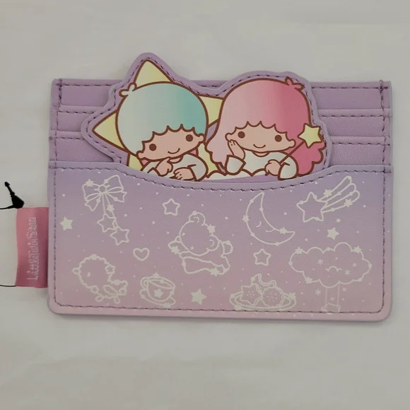 Loungefly Sanrio Little Twin Stars Constellations Cardholder - Picture 5 of 7